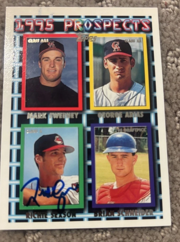 Richie Sexson signed autographed 1995 Topps Traded ROOKIE Prospects #122T CARD