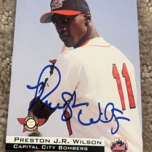 1994 Classic Minor League All Star Preston Wilson signed autographed card #67