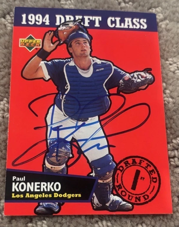 1995 Upper Deck Minor League #222 Paul Konerko signed autographed card Dodgers