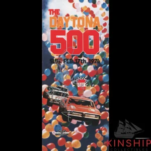 Richard Petty signed 1974 Daytona 500 Pamphlet JSA COA NASCAR Auto Rare Z2391