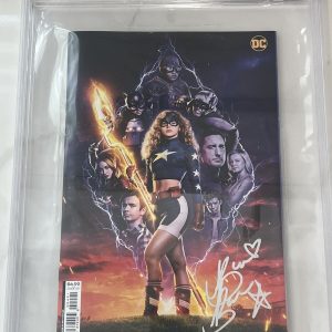 Brec Bassinger Signed Earth Prime #4 PHOTO VARIANT STARGIRL Beckett Slab