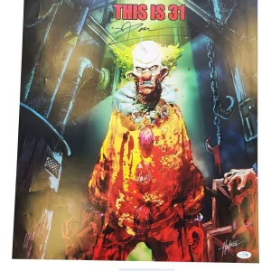 Rob Zombie This Is 31 Time To Play Signed 18x24 Poster ACOA