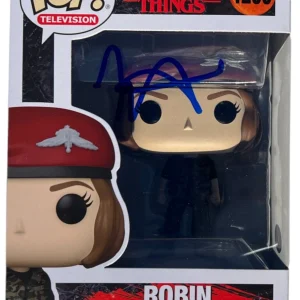MAYA HAWKE SIGNED FUNKO POP VINYL STRANGER THINGS ROBIN 1299 AUTO JSA