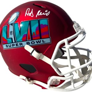 ANDY REID SIGNED 2023 SUPER BOWL 57 LVII KANSAS CITY CHIEFS FULL SIZE HELMET JSA