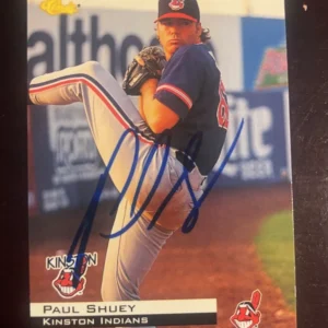 1994 Classic Paul Shuey signed autographed card Cleveland Kinston Indians #160