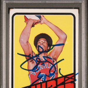 1972 Topps Basketball 🔥 Julius Erving Rookie Signed #195 🔥 PSA Auto 9 RC