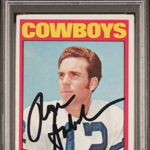 Roger Staubach HOF Signed 1972 Topps Football RC Rookie PSA PSA/DNA AUTO 10