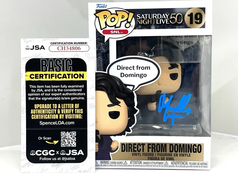 Marcello Hernandez Signed SNL 50 Direct From Domingo Live Funko Pop #19 JSA CERT