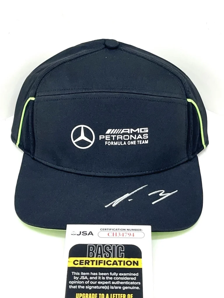 Valtteri Bottas Hand Signed Mercedes Hat Formula 1 F1 JSA Cert