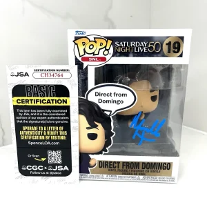Marcello Hernandez Signed SNL 50 Direct From Domingo Live Funko Pop #19 JSA CERT