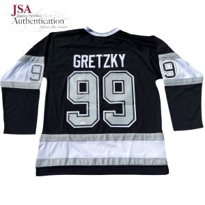 WAYNE GRETZKY SIGNED LOS ANGELES KINGS AUTHENTIC HOCKEY JERSEY M&N JSA LOA