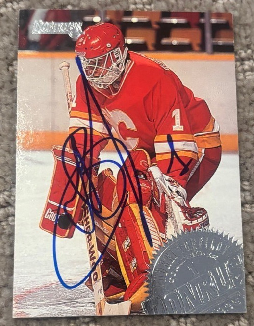 1994-95 Donruss Andrei Trefilov signed autographed card #244 Calgary Flames