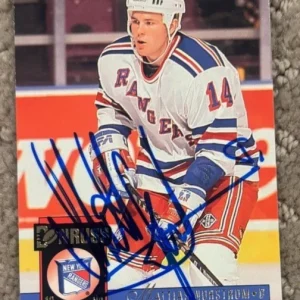 1993-94 Donruss #465 Mattias Norstrom signed autographed New York Rangers Card