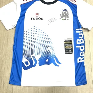 Isack Hadjar Hand Signed Visa Cash App Baby Bulls Shirt F1 Formula 1 JSA Cert #1