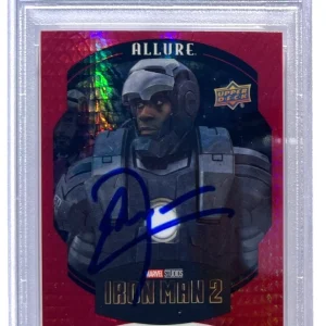 2022 Upper Deck Allure Marvel Don Cheadle Auto War Machine Red Prism PSA Auto 10