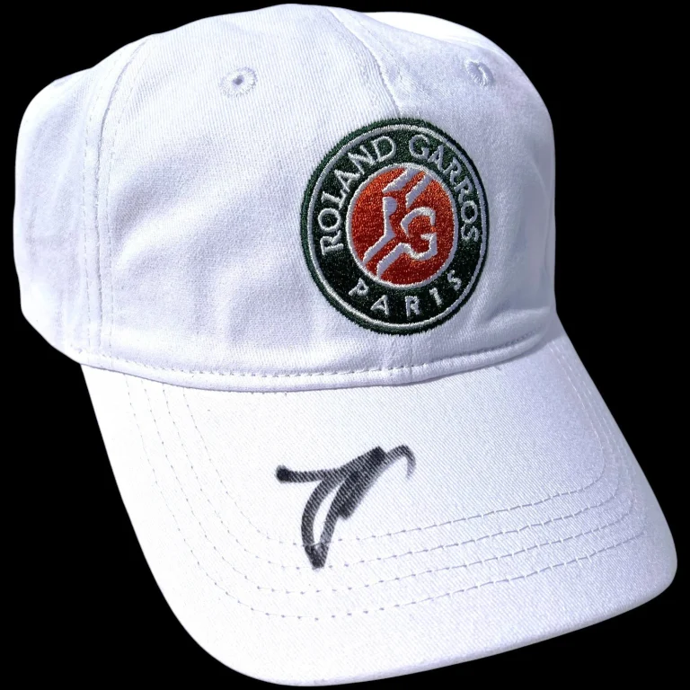 JANNIK SINNER SIGNED AUTOGRAPHED FRENCH OPEN ROLAND GARROS TENNIS HAT JSA