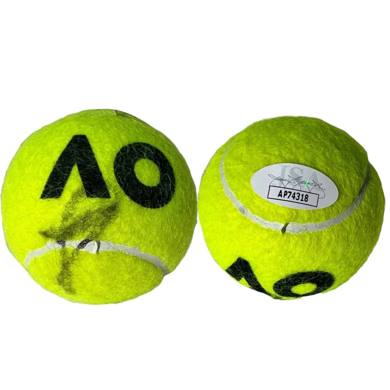 JANNIK SINNER SIGNED AUTOGRAPHED AUSTRALIAN OPEN TENNIS BALL AO JSA COA