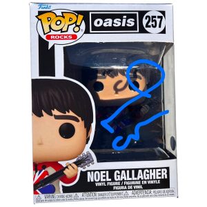 OASIS SIGNED NOEL GALLAGHER FUNKO POP NUMBER 257 VINYL FIGURE JSA COA AUTOGRAPH