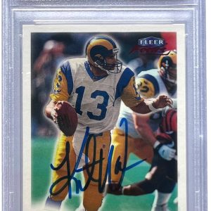 KURT WARNER RC 1999 FLEER FOCUS #40 SIGNED AUTOGRAPH ROOKIE CARD PSA AUTO
