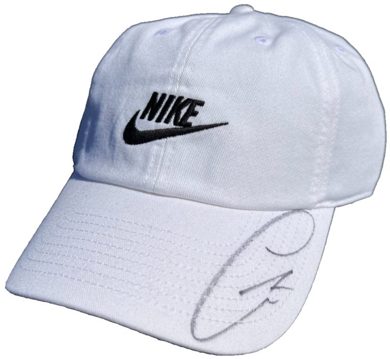 CARLOS ALCARAZ SIGNED NIKE TENNIS HAT CAP WIMBLEDON FRENCH US OPEN JSA !