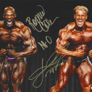 RONNIE COLEMAN JAY CUTLER SIGNED 8X10 PHOTO BODYBUILDING MR O OLYMPIA JSA