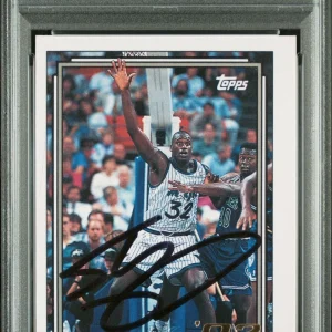 Shaquille O'Neal Signed 1992 Topps Gold Rookie Card RC #362 PSA GEM 10 AUTO
