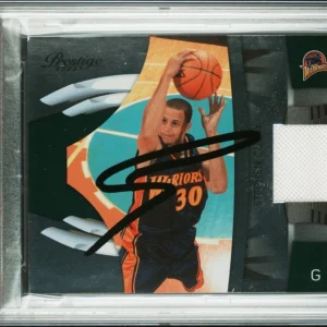 STEPHEN CURRY SIGNED 2009 PANINI PRESTIGE PRESTIGIOUS PICKS /100 RC PSA AUTO 10