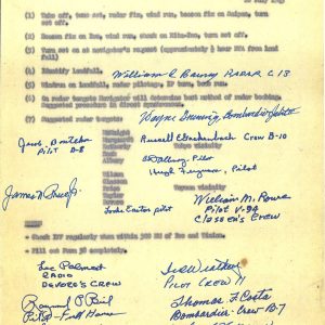 JACK WIDOSKY MULTI SIGNED RADAR FLIMSEY DOCUMENT PSA DNA AD03574 X15