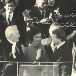 JIMMY CARTER & ROSLYNN CARTER DUAL SIGNED 11X14 PSA DNA I23002