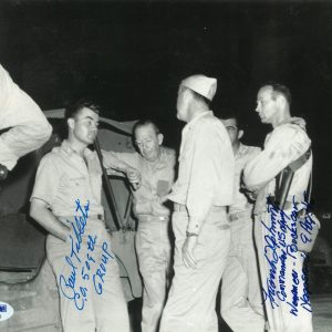 PAUL TIBBETS / FREDERICK ASHWORTH DUAL SIGNED 8X10 PHOTO PSA DNA AB12683