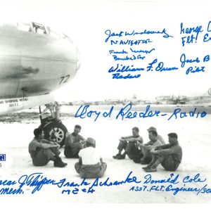 TOP SECRET B-8 MULTI SIGNED 5X7 PHOTO PSA DNA AB12805 (D) X9 MEMBERS