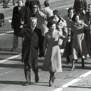 JIMMY CARTER & ROSALYNN CARTER DUAL SIGNED 11X14 PSA DNA S88572