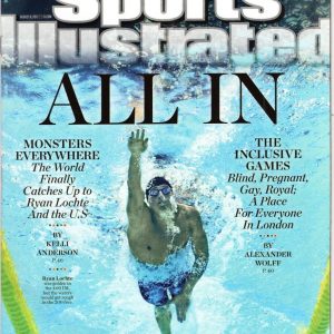 Ryan Lochte No Label Sports Illustrated USA Newsstand August 2012 8/6/2012