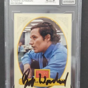 Bob Woodward Signed 2012 Panini Golden Age Card w/ BAS COA GRADED 10! Beckett