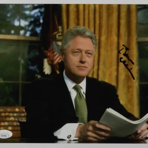 Bill Clinton 42nd President JSA Autograph Signed Photo COA 8 x 10