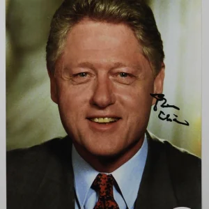 Bill Clinton 42nd President JSA Autograph Signed Photo COA 8 x 10