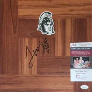 Tom Izzo Signed Floorboard w/ JSA COA #AT63480 Michigan State MSU