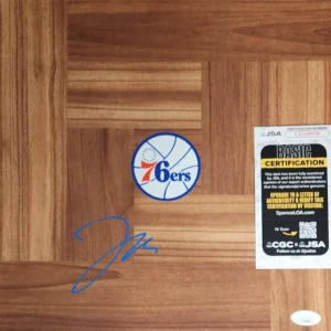 Tyrese Maxey Signed Floorboard w/ JSA COA #CG18998 Philadelphia 76ers Kentucky