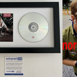 ANDREW MCMAHON SOMETHING CORPORATE SIGNED FRAMED CD wEXACT PROOF & AUTOGRAPH COA