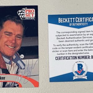 Buddy Baker Signed Autographed 1992 Pro Set Card #88 Beckett BAS NASCAR Legend