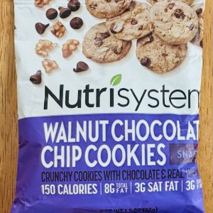 Nutrisystem Walnut & Chocolate Chip Cookies Snack Lot Of 40 Bags New In Bag NIB
