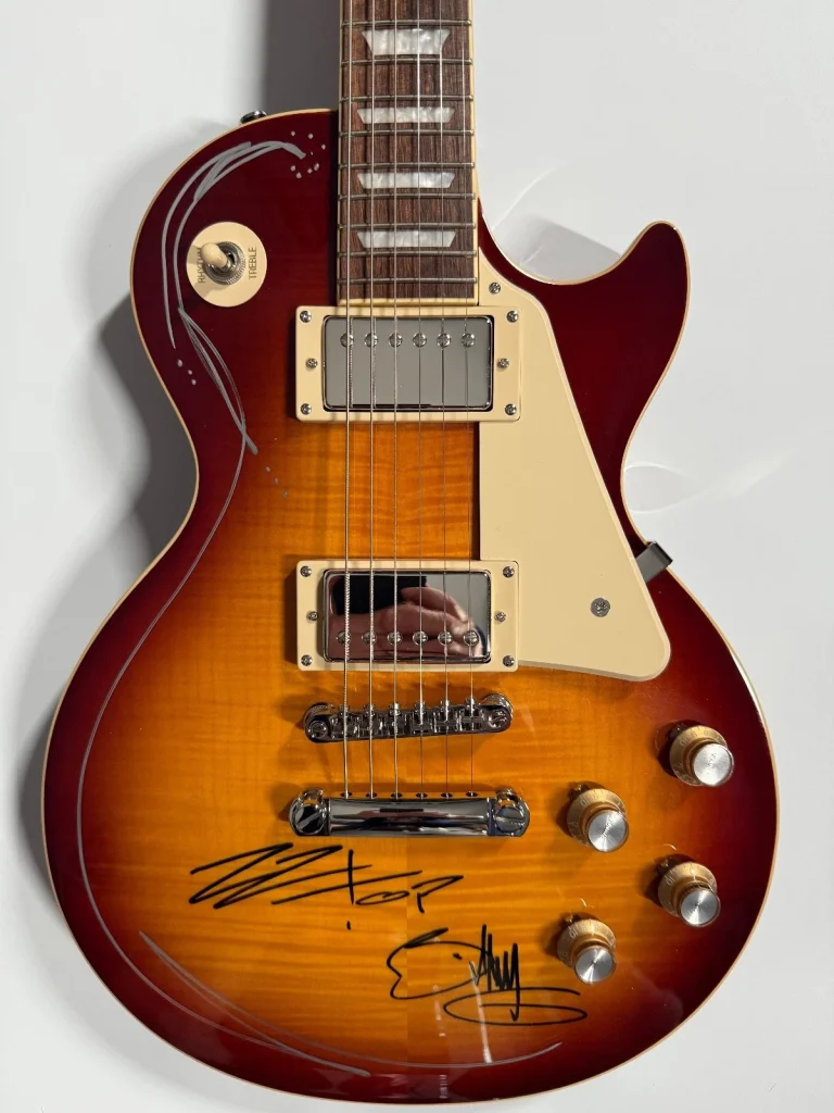 ZZ Top Billy Gibbons JSA Signed Autograph Epiphone Guitar Les Paul Standard 60s