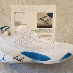 Luka Doncic Signed Jordan Luka 1 Shoe w/ JSA LOA #YY04987 Dallas Mavericks