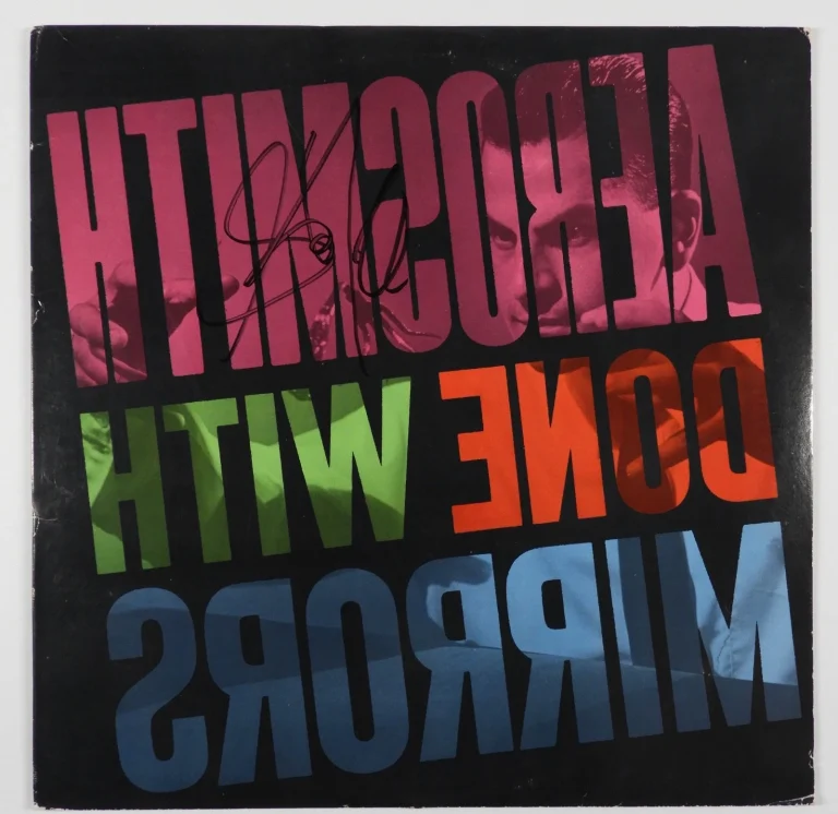 Steven Tyler Aerosmith ACOA Signed Autograph Album Record Cover