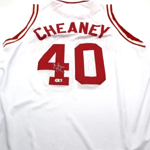 Calbert Cheaney Indiana Hoosiers Signed Custom Jersey W/Beckett COA BR63013