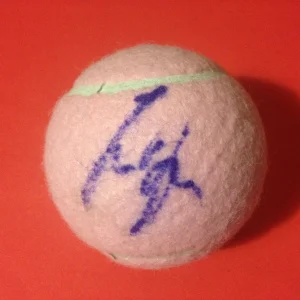 Darija Jurak Pink Wilson Hope Cancer Research Tennis Ball Signed Auto