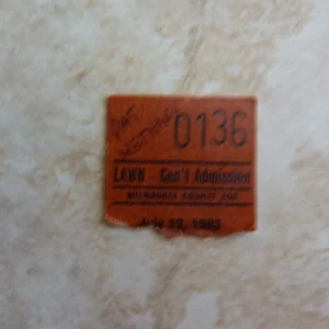 Pat Metheny July 13 1983 Used Concert Ticket Stub