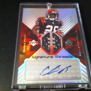 Chris Perry 2004 UD Signature Threads Reflections Rookie Jersey Auto /99