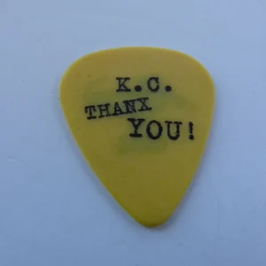 POISON KC K.C. Thank You Yellow Concert Tour Issued Guitar Pick