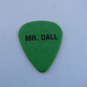 POISON CC Mr Bobby Dall Black On Green Concert Tour Issued Guitar Pick